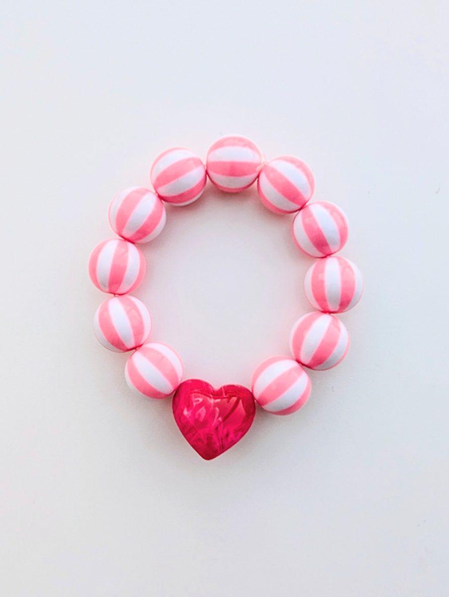 Bracelet Les rayés — coloris Bonbon