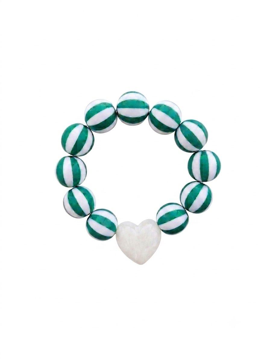 Bracelet Les rayés — coloris Menthe