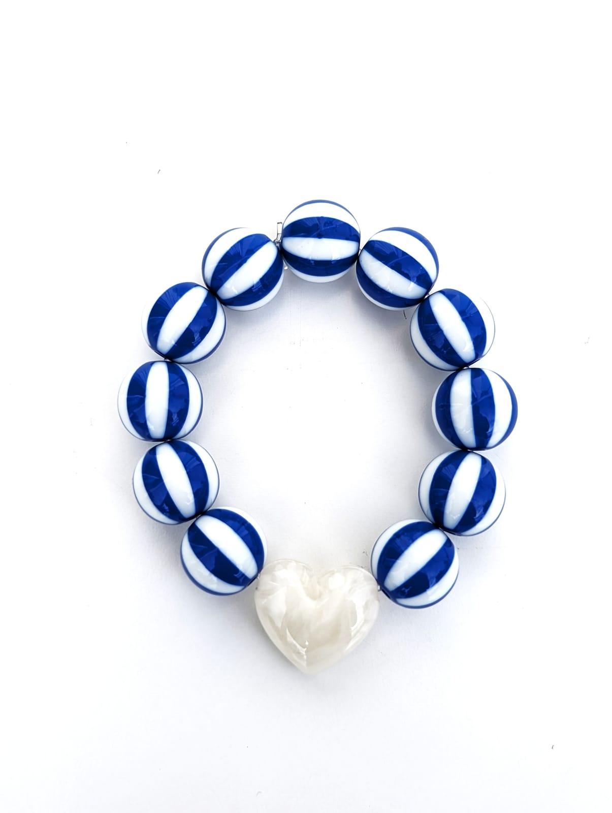Bracelet Les rayés — coloris Marine