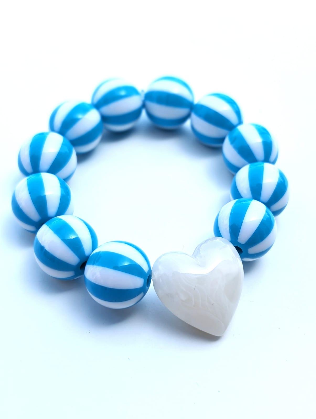 Détail des perles — coloris Lagon