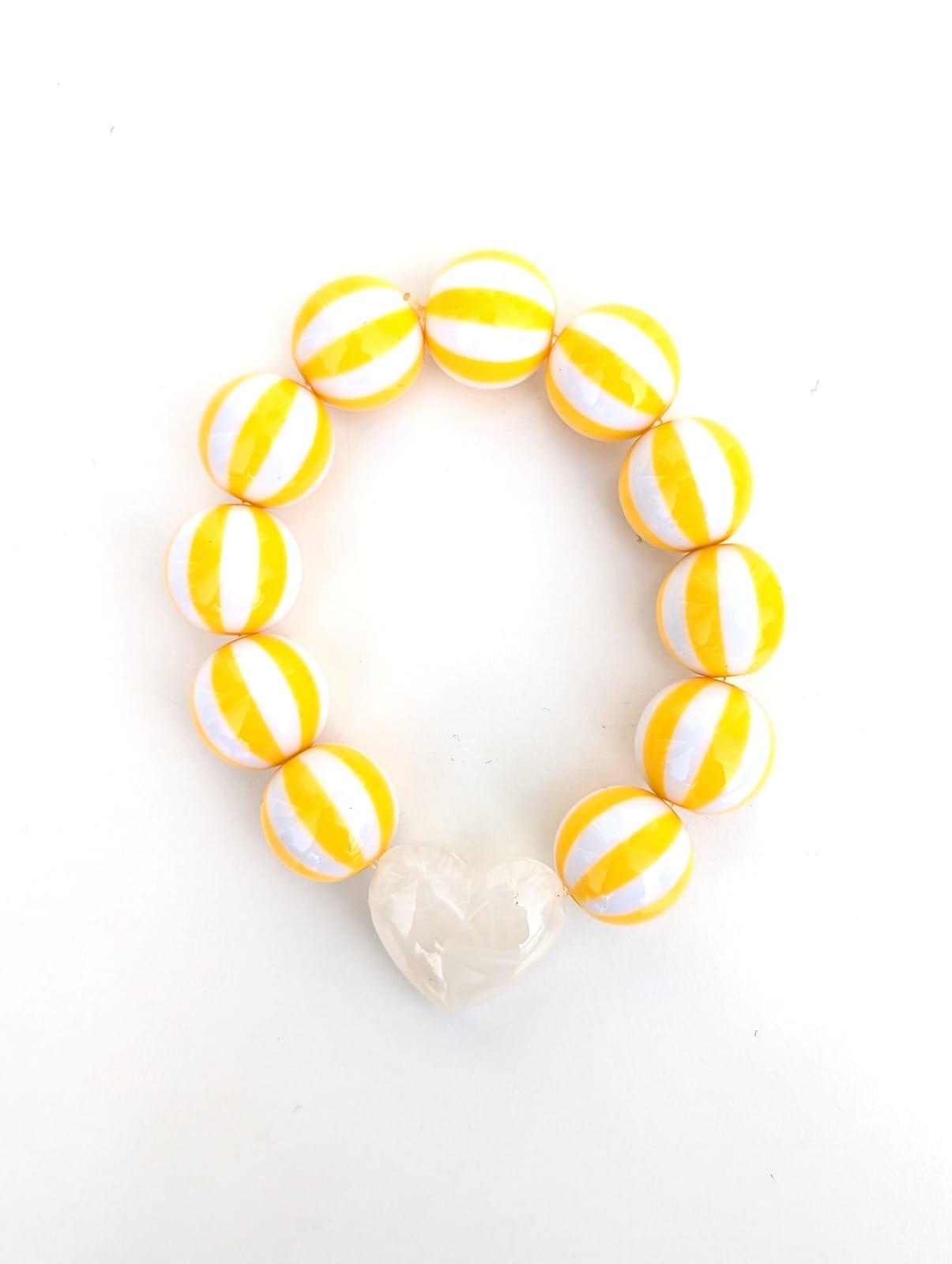 Bracelet Les rayés — coloris Mimosa
