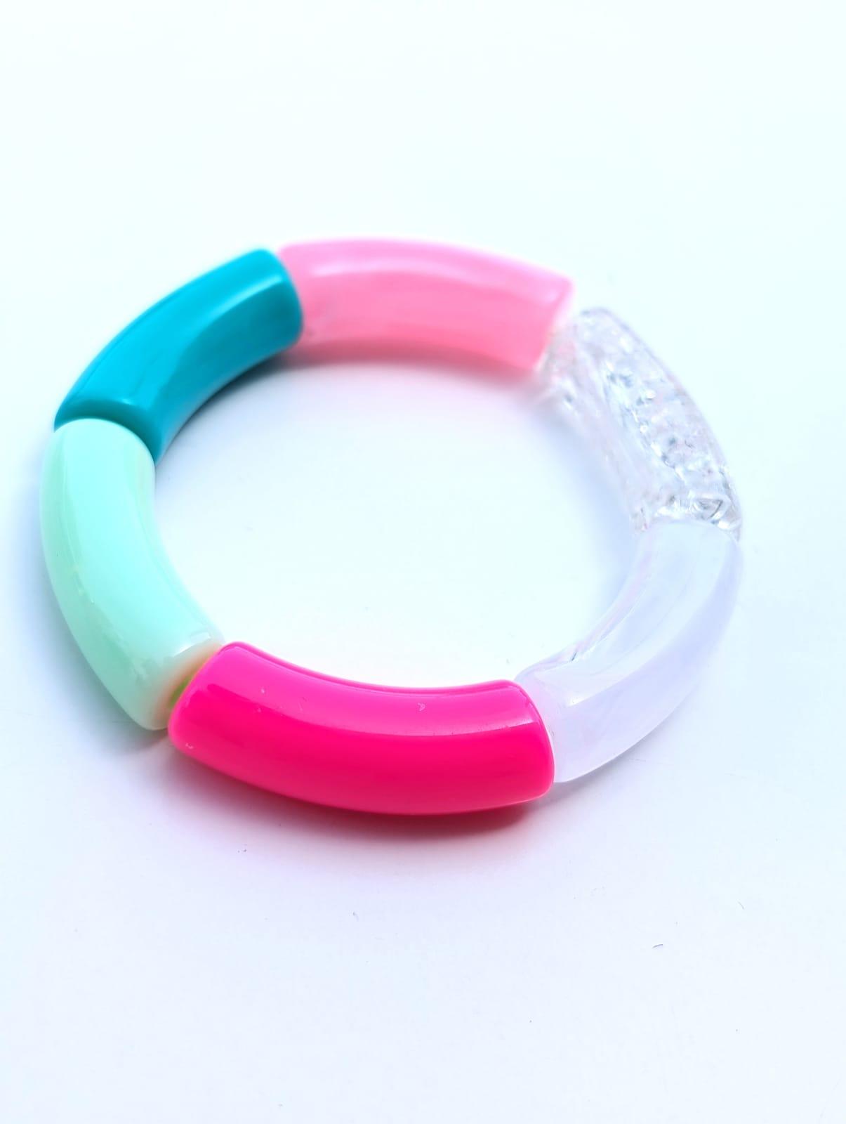 Détail des perles — coloris Arc-en-ciel